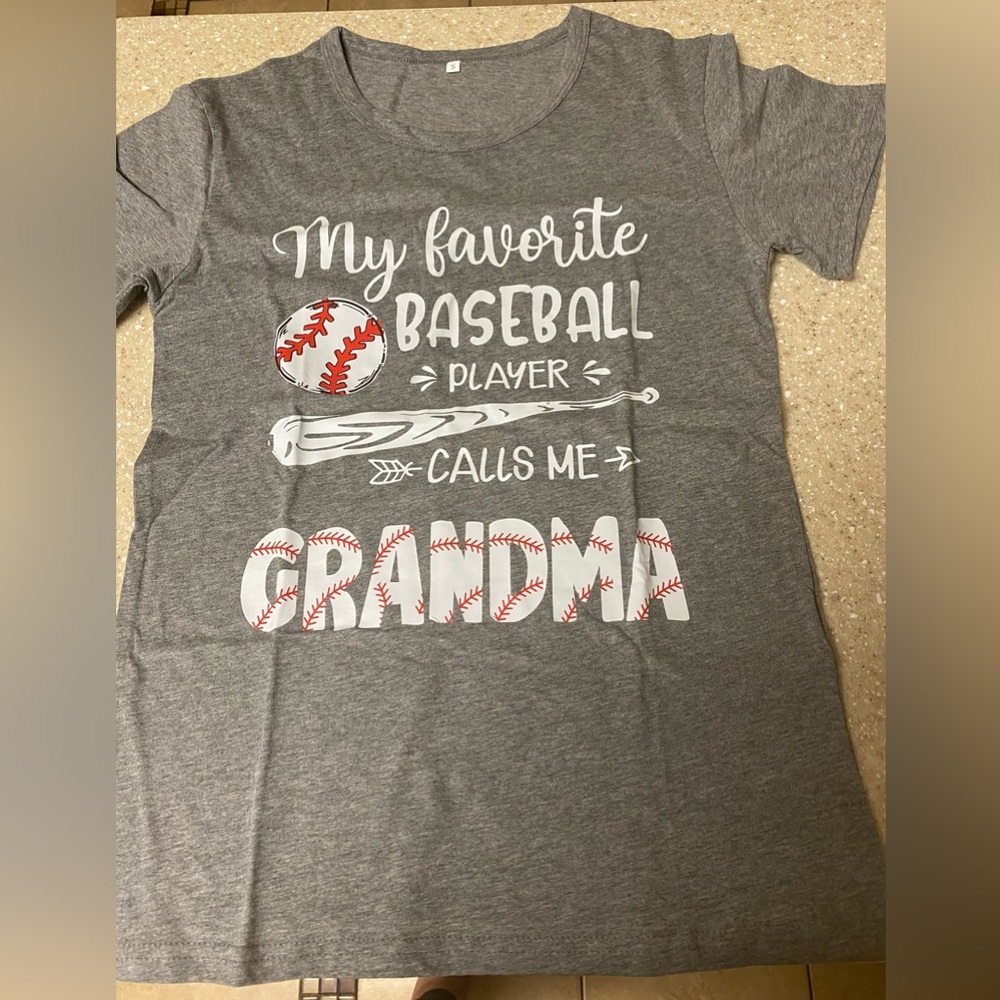 Ladies size small baseball Tshirt